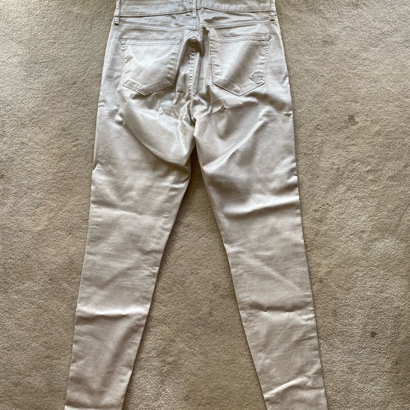 CJ by Cookie Johnson Wisdom Ankle Skinny Denim Jeans Pale Gold - Picture 3 of 10